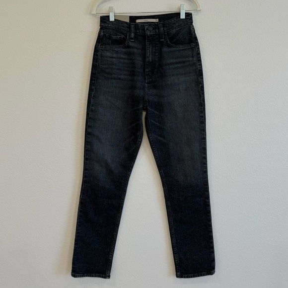 Hudson Harlow Ultra High-Rise Cigarette Ankle Jean in Eco Black New With Tags - Picture 2 of 9